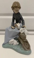 Nao Lladro Young Girl Sitting