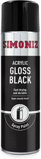 Gloss Black Spray Paint, Easy To Use Black Aerosol Spray Paint Gloss Black,500ml