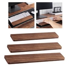 Walnut wooden keyboard - wooden,