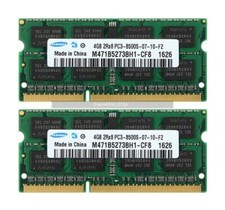 8GB 2x 4GB Samsung DDR3