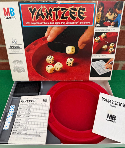 Vintage yahtzee board game - vintage,
