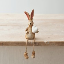 Jasper Rustic Rabbit Ornament