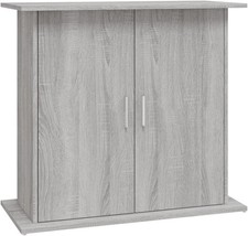 Grey Aquarium Cabinet with Storage – Compact Fish Tank Stand Unit