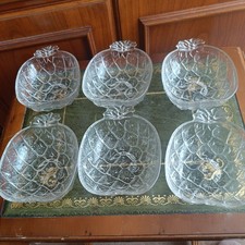 Vintage Clear Glass Pineapple