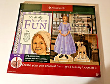 American Girl Felicity Activity Book Pack Just for Fun & Paper Dolls SEALED