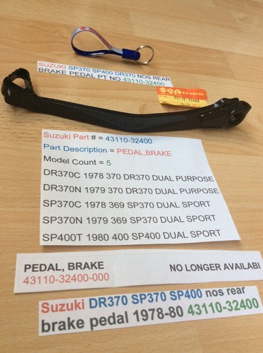 Suzuki sp370 sp400 dr370 nos - suzuki,