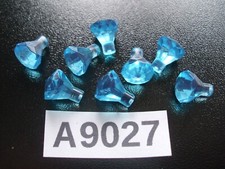 LEGO GENUINE TRANSPARENT/TRANS LIGHT BLUE LEGO CRYSTAL GEM JEWEL 8 PCS (A9027) B