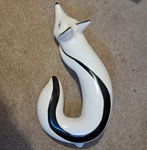 White black ceramic - black, fox