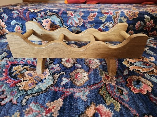 Vintage solid wood wine rack - vintage,