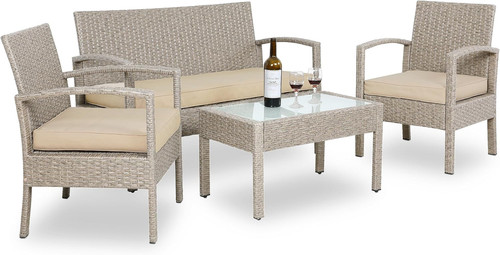 Rattan garden furniture - garden, set