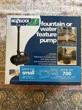 Hozzelock Cyprio  700  Model 3372 Fountain/ Water Feature Pump. Rating 10w 230v