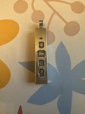 925 Sterling Silver Ingot Pendant