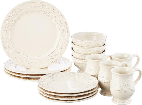 Firenze ivory piece ceramic - firenze, 16-piece