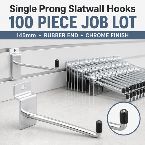 Single prong slatwall - prong, 100
