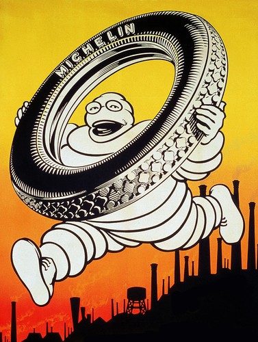 Michelin retro metal - retro,