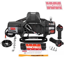 ELECTRIC WINCH 13500lb 12V SL MIL SPEC WINCHMAX 4x4/RECOVERY WIRELESS ARMOURLINE