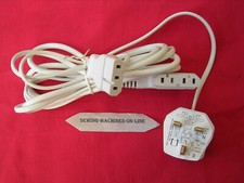 NEW SEWING MACHINE FOOT CONTROL LEADS FOR BERNINA 801,802,1000,1008,,1015,1020