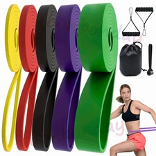 Heavy Duty Pull Up Resistance Bands Set Assisted Exercise Tube Home Gym Training