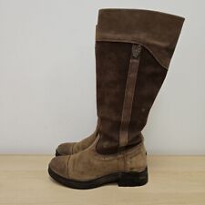 Ariat Ennerdale Hydroguard Waterproof Brown Riding Knee High Tall Boots Uk 4