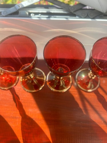 Glasses wine sherry lot - glasses, x5