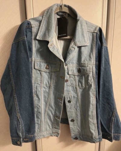 Ladies oversized denim jacket - ladies,