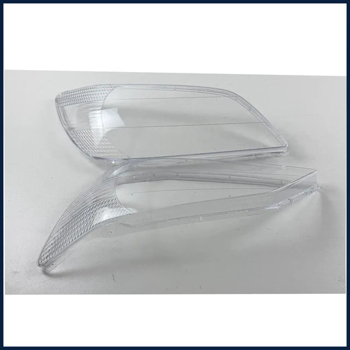 Car front headlight lens - front,