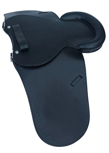 Leather pony saddle with - pony,