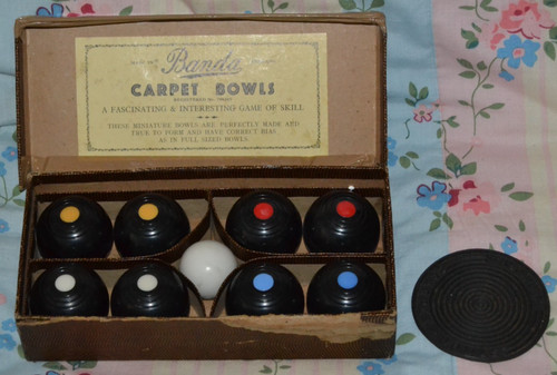 Vintage carpet bowls - vintage, banda