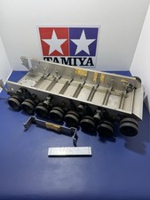 Tamiya Vintage Gepard Flackpanzer Chassis Tub N Wheels Set VGC Rc Tank Spares  