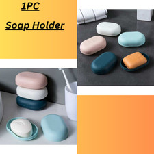 Soap Box Dish Container Travel Soap Holder with Lid Sealed Soap Box