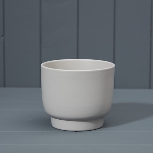 Ceramic footed pot 13cm - ceramic,