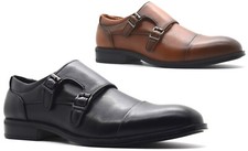 Mens Monk Double Buckle Strap