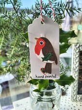 Robin Brooch, Wooden Pin