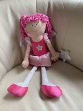 Rag doll 53Cm pink fairy With Wand Large