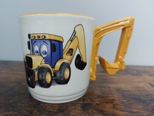 My First 1st JCB DIGGER Mug - Royal Stafford / JCB TEAM AT WORK! VGC