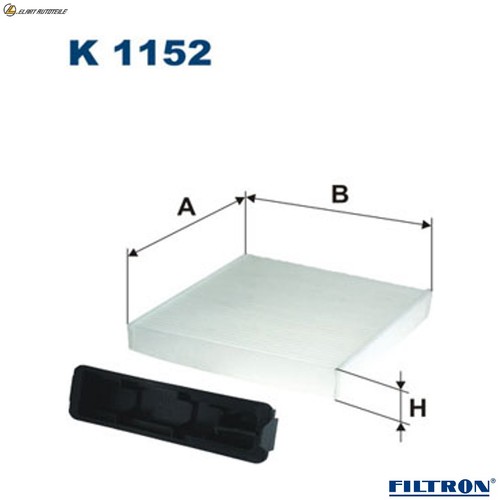 Interior air filter - air, 1152