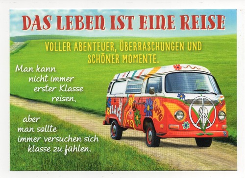 Postcard saying life a - saying, is