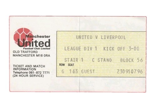 Rare manchester united - united, vs