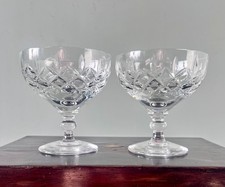 Vintage Cut Crystal Champagne