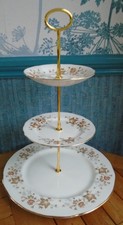 3 tier vintage china cake