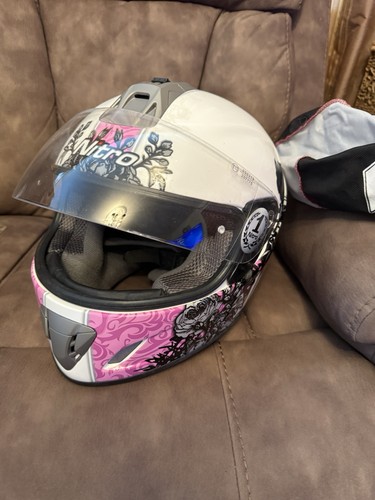 Motorcycle helmet nitro gold - helmet,