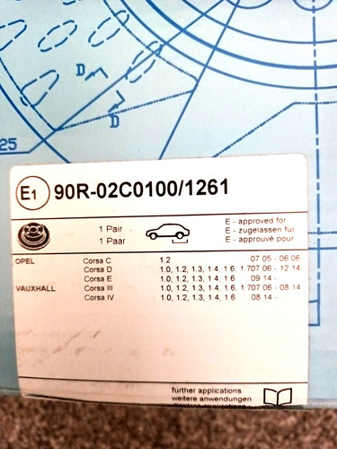 Vauxhall corsa rear brake - corsa,