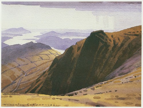 Windermere from red - red, screes