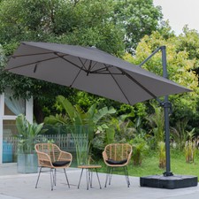 Hanging Garden Parasol Grey