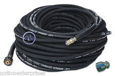 50 Meter Long Pressure Washer Drain Jet Cleaner, 1/4 Single Wire 4000 psi Hose