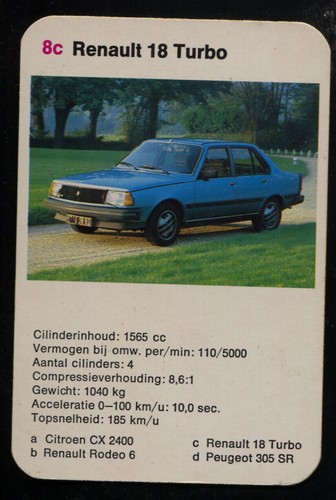 Renault turbo kwartet - 18,
