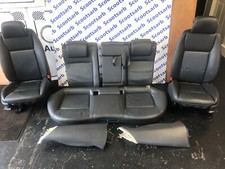 SAAB 9-3 93 Black Leather Seats Front & Rear 2006-2010 Estate 5 Door