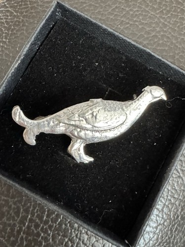 Silver 925 grouse - grouse, pin