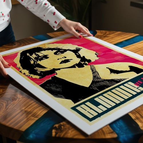 Blondie heart glass 70s 80s - heart,