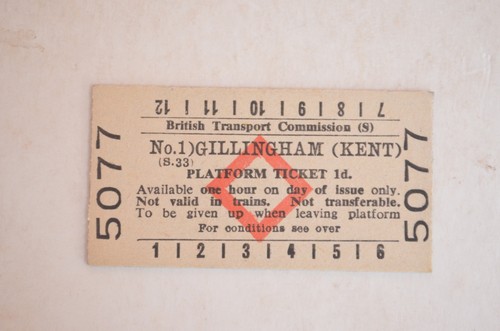 Railway platform ticket btc - platform,